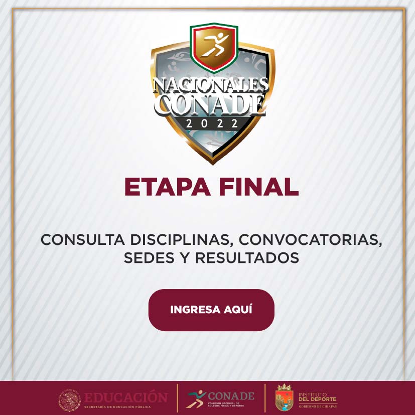 Etapa Final Nacionales Conade 2021